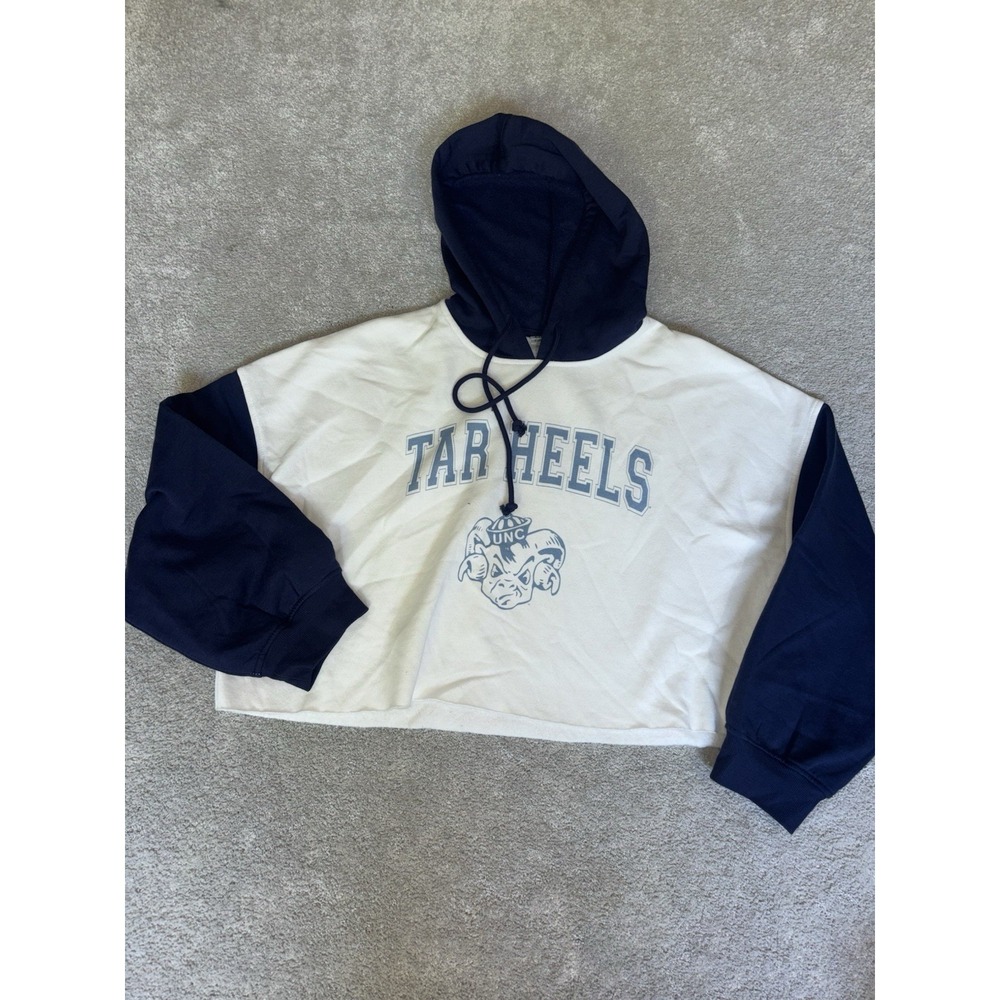 gameday couture carolina tarheels hoodie womens cropped medium